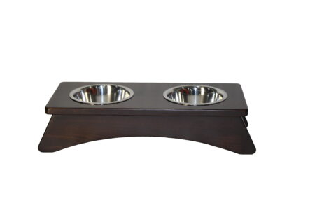 Elevated Wooden Dog Bowl Stand