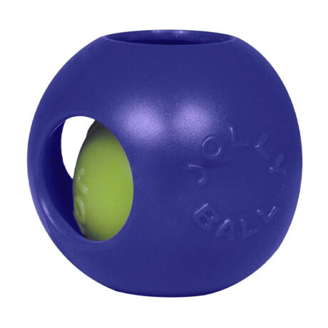 6-inch Teaser Ball for Dogs | Blue Interactive Ball-in-Ball Dog Toy