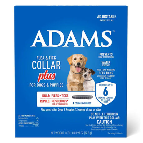Adams Flea & Tick Collars for Dogs – Long-Lasting Protection