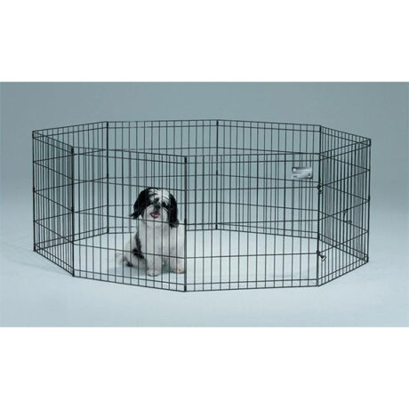 8 Panel Play Pen | Exercise Pen for Dogs | Foldable Secure Pet Enclosure