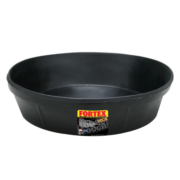 Fortex Rubber Feed Dishes 6.5gal