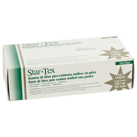 Latex Medical Exam Disposable Gloves – Powdered Protection (100 Pcs)