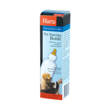 Hartz Pet Nursing Bottle for Puppies & Kittens – Feeding Bottle with Nipples