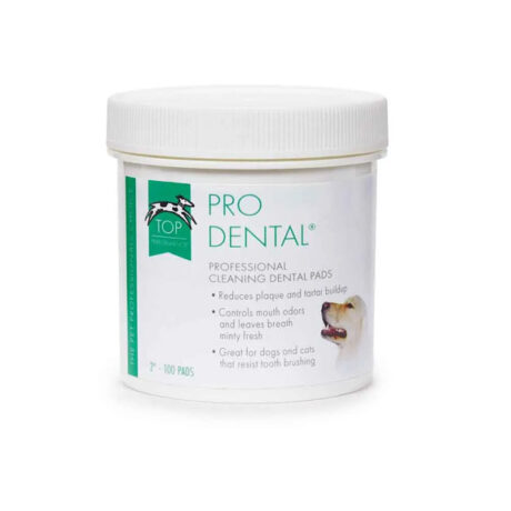 TP Pro Dental Cleansing Pads for Dogs & Cats – Easy Oral Care (100 Count)