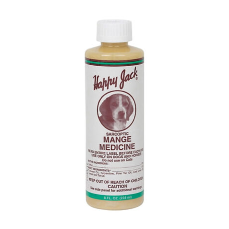 Happy Jack Mange Medicine | Skin Relief Treatment for Dogs & Horses