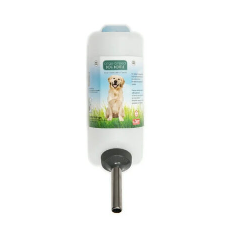 Dog Water Bottles for Crates & Kennels With Stainless Steel Tube