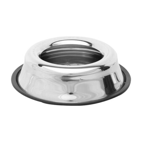 Splash-Free Non-Tip Stainless Steel Dog Bowl with Anti-Slip Base
