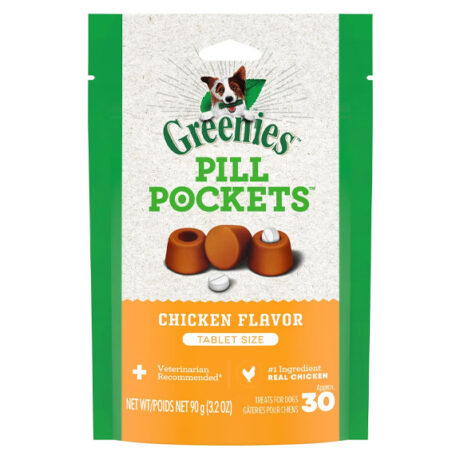 Greenie Pill Pockets | Easy Medicine Hiding Chicken Flavor Dog Treats