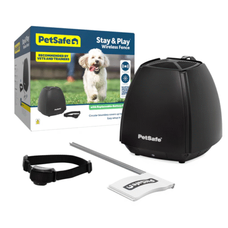 PetSafe – Stay n Play Wireless Dog Fence With Replacement Battery Collar