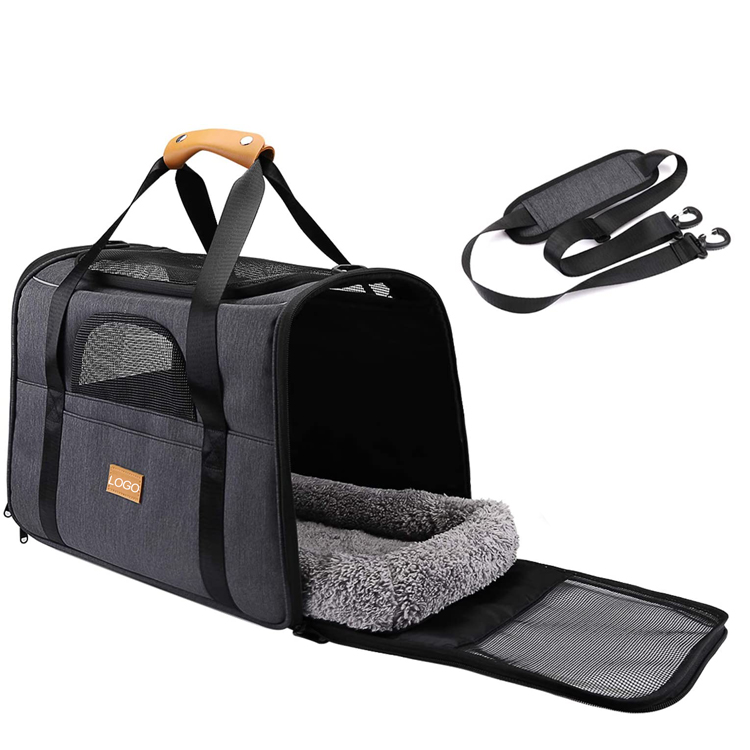 Collapsible Pet Travel Carrier 18Lx12x12