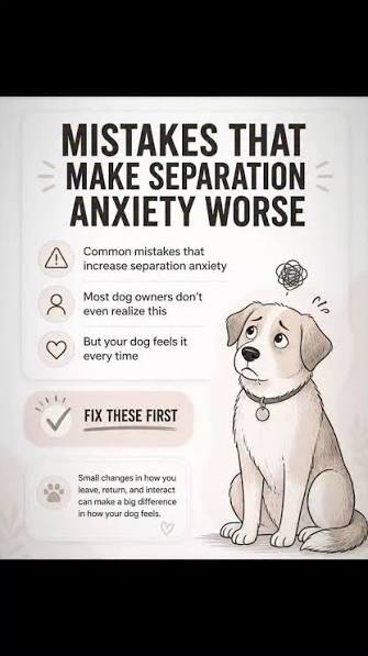 How to Teach Your Dog to Be Alone Without Anxiety